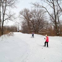 А снега, чтоб ходить на лыжах, нам хватит до апреля! :-) :: Андрей Заломленков