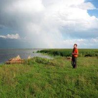 Монголия. Озеро Хар-Ус перед дождем :: Галина 