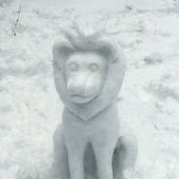 Снежный львенок в лесу :: Raduzka (Надежда Веркина)