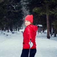 Лыжница :: Татьяна Кудрявцева