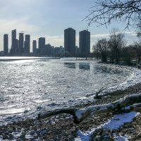 Продолжаем прогулку вдоль берега оз. Онтарио. Февраль 2021 г. :: Юрий Поляков