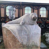 Скульптура серого балтийского тюленя. :: Валерия Комова