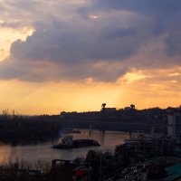 последний зимний закат в Ростове :: Vlad Proshin 