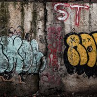 граффити на стене одного заброшенного дома :: Vlad Proshin 
