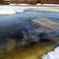 Последние дни ледовых оков реки :: Татьяна Лютаева