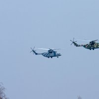 Пролет авиации на тренировке в Алабино к Параду Победы. :: Yuri Chudnovetz