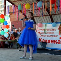 Синеглазая девочка поёт о России :: Татьяна Лютаева