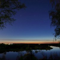 Звёздное небо над рекой Тезой. :: Сергей Пиголкин