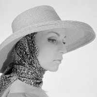 «Портрет дамы в шляпе(профиль)» :: Александр Васильевич Мищенко