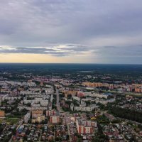 Городской пейзаж с высоты птичьего полёта (Орехово-Зуево) :: Юрий Бичеров