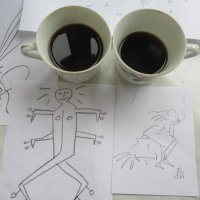 Кофе со сливками...(сливки - юмористические картинки для души) :: Alex Aro Aro Алексей Арошенко
