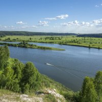 Река Сылва в Зуятах :: Алексей Сметкин