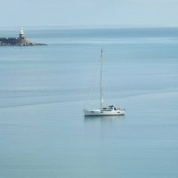 Морской пейзаж с яхтой :: Natalia Harries