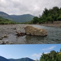 Река до и после ливней :: Tata Wolf