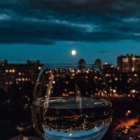 Ночной пейзаж :: Юлия Бабаева