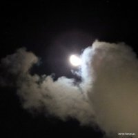 Луна в ночном небе. :: Валерьян Запорожченко