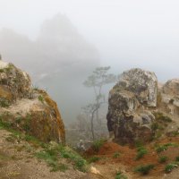 Скала Шаманка в тумане. :: Олеся 