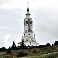 Храм - маяк Святого Николая - вид с моря. :: Татьяна Помогалова