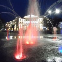 Полоцкие цвета фонтана! :: Андрей Буховецкий
