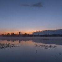 Раннее утро на Введенском озере :: Сергей Цветков