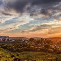 Вечер на западной окраине Белгорода :: Игорь Сарапулов