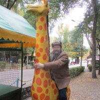 Попытка оседлать жирафа в роли крылатого Пегаса или пятнистого тигра!... :: Alex Aro Aro Алексей Арошенко