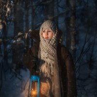 В ночном лесу :: Елена Моисеева
