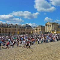 Очереди жаждущих попасть в Версальский дворец :: Татьяна Ларионова