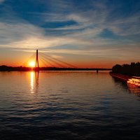 Вантовый мост на закате :: Дмитрий 