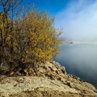 Туман на озере :: Валерий Т
