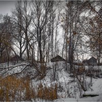 "Вечер на склоне берега в декабре"© :: Владимир Макаров