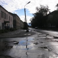 Тихая улочка после дождя :: Юрий Шевляков