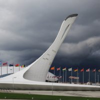 Олимпийский факел в Сочи :: skijumper Иванов