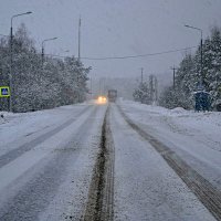 Зимняя дорога. :: Михаил Столяров