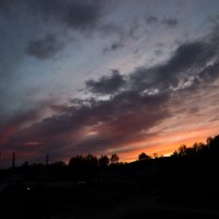Облака на закате :: Александр Россихин