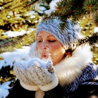 Снежное счастье. :: Андрей Хлопонин