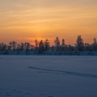 Зимний закат. :: Виктор Евстратов