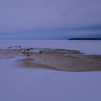 место тонкого льда на Финском заливе :: Георгий А