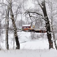 Затерялась в снегах деревенька... :: Вячеслав Маслов