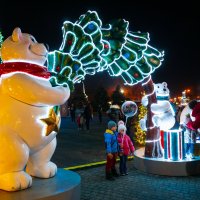 Севастополь в ночь на Рождество. :: Андрей Козлов