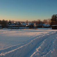 Зимний день в деревне :: Нэля Лысенко