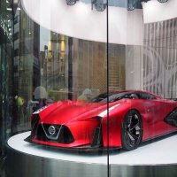 Автомобиль NISSAN “Fire Knight Red”  Токио  Япония :: wea *