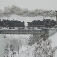 На мосту в Хотьково. :: Игорь Олегович Кравченко