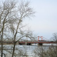 Кузнечевский мост через Северную Двину был построен в 1956 году. :: ЛЮДМИЛА 
