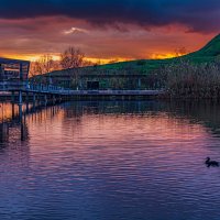 Закат на озере :: Адик Гольдфарб