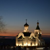 Зарево,в сочельник. :: Андрей Хлопонин