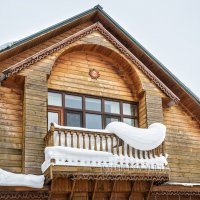 Балкон со снегом :: Юлия Батурина