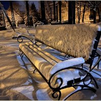 Зимнее утро в парке. :: Валерия Комова