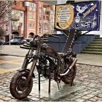 Мотоцикл с указателями. :: Валерия Комова