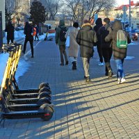 студенты спешат на занятия :: Лера 